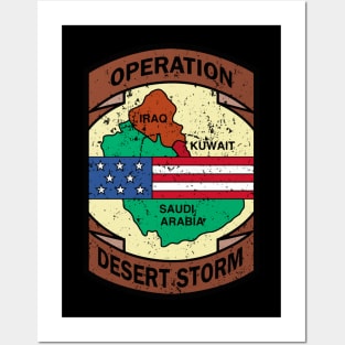 Gulf War - Operation Desert Storm Posters and Art